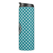 Yarn Balls Seamless Pattern met Monogram Thermosbeker (Geroteerd rechts)