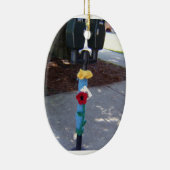 Yarn Bombed Parking Meters Ornament (Rechts)