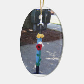 Yarn Bombed Parking Meters Ornament (Links)