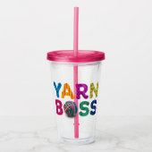 Yarn Boss Acryl Drinkbeker (Voorkant)