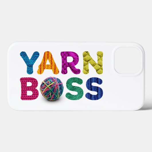 Yarn Boss Case-Mate iPhone Case (Achterkant (horizontaal))