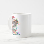 Yarn Boxer Dog Sewing Knitting Crocheting Christma Koffiemok (Voorkant links)