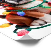 Yarn Boxer Dog Sewing Knitting Crocheting Christma Poster (Hoek)