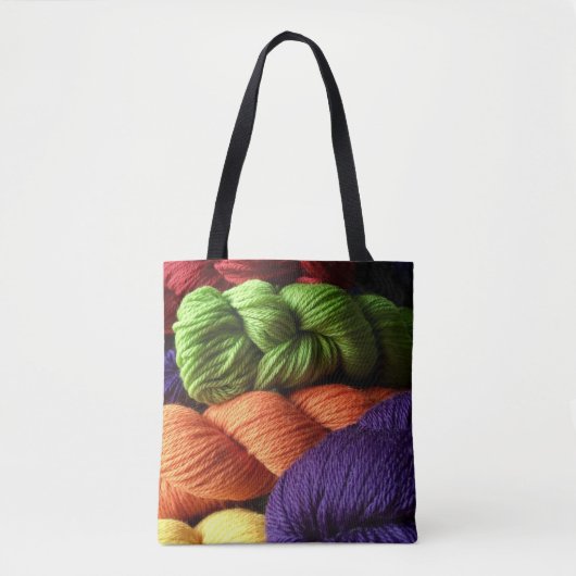 Yarn Colorful Project Tote Bag (Voorkant)