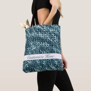 Yarn Crochet Canvas tas