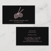 Yarn Crochet Hook Visitekaartje (Voorkant / Achterkant)