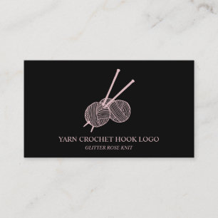 Yarn Crochet Hook Visitekaartje