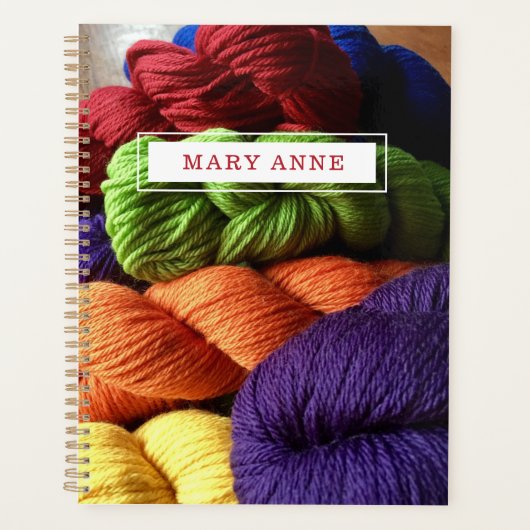Yarn Crochet Knit Persoonlijk Planner (Voorkant)