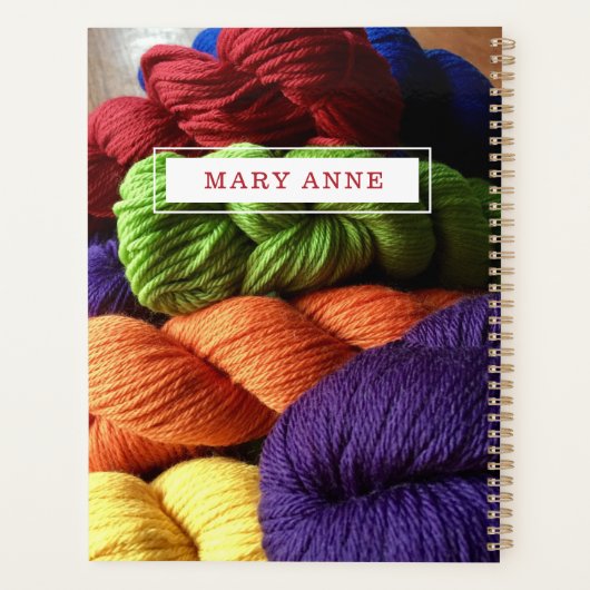 Yarn Crochet Knit Persoonlijk Planner (Achterkant)