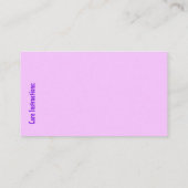 Yarn Crochet/Knit Visitekaartje (Achterkant)