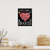 Yarn Crocheting Knitting Day Poster (Keuken)