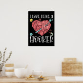 Yarn Crocheting Knitting Day Poster (Keuken)