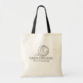 Yarn Dreams Minimalist Name Tote Bag (Voorkant)