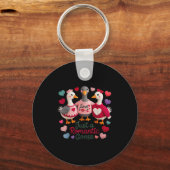 Yarn Funny Valentine Just A Romantic Goose Hearts  Sleutelhanger (Voorkant)