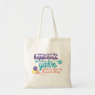 Yarn Happiness Canvas tas