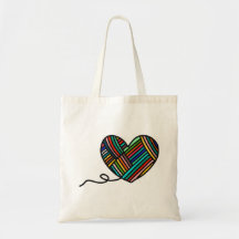 Yarn Heart Canvas tas