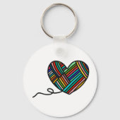 Yarn Heart Keychain (Voorkant)