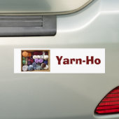 Yarn-Ho Bumpersticker (Op auto)