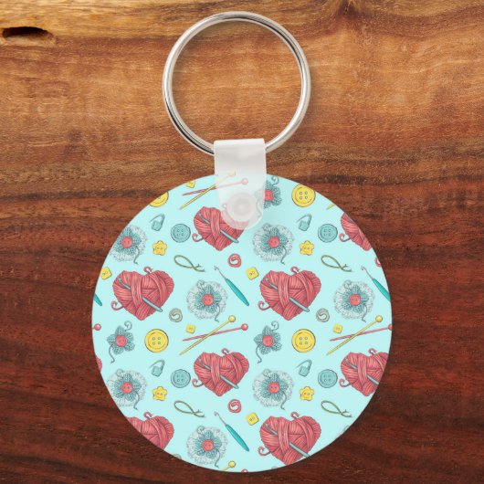 Yarn Hoarder Sleutelhanger (Achterkant)