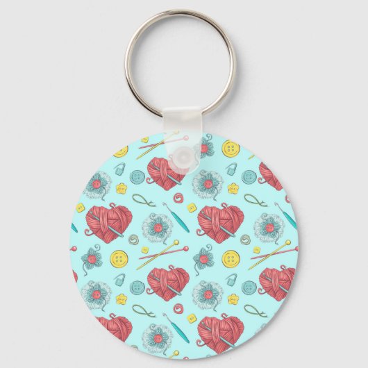 Yarn Hoarder Sleutelhanger (Achterkant)