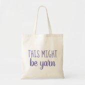 Yarn Humor Tote Bag (Voorkant)