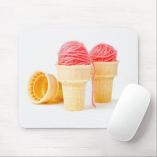 Yarn Ice Cream Cones Muismat