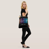 Yarn It's How I Roll Custom Knitting Tote Bag (Op model)