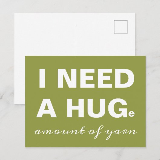 Yarn Joke Briefkaart (Voorkant / Achterkant)