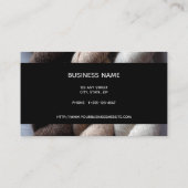 Yarn Knitting Brown Beige Cream Alpaca Yarn Visitekaartje (Achterkant)