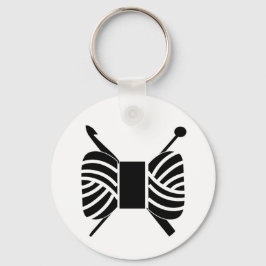 Yarn Logo Knit Crochet {Light} Sleutelhanger