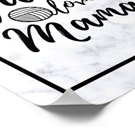 Yarn Loving Mama Craft Room Poster (Hoek)