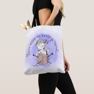 Yarn maakt mijn wereld tote bag