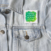 Yarn Sale Joke Vierkante Button 5,1 Cm (In situ)