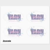 Yarn Self Care Ovale Sticker (Vel)