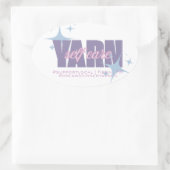 Yarn Self Care Ovale Sticker (Tas)