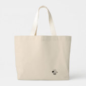 Yarn Sheep Knitting Project Canvas tas (Achterkant)