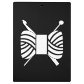 Yarn Skein Knit & Crochet Crafts {Dark} Klembord (Achterkant)