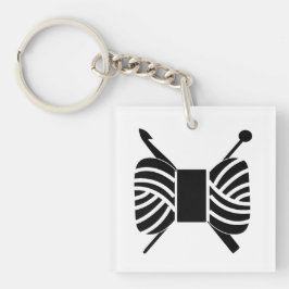 Yarn Skein Knit Crochet Crafts Sleutelhanger