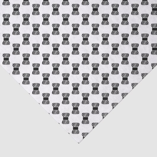 Yarn Skeins Crafts Pattern Tissuepapier (Detail)