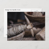Yarn Spindle Briefkaart (Voorkant / Achterkant)