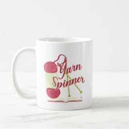 Yarn Spinner Storyteller Epic Writer Art Design Koffiemok