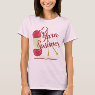 Yarn Spinner Storyteller Fun Writer Cartoon T-shirt