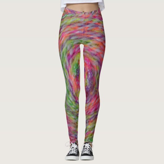 Yarn Swirl Leggings (Voorkant)