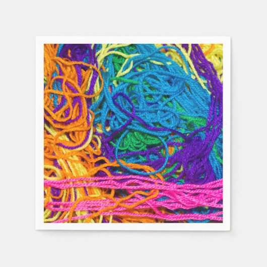 Yarn Tangles Cocktail Servetten (Voorkant)