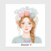 Yarn to Be Wild Sticker  (Vel)