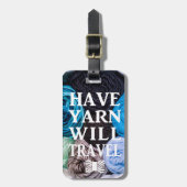 Yarn zal boten reizen bagagelabel (Voorkant verticaal)