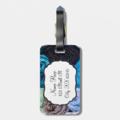 Yarn zal boten reizen bagagelabel (Achterkant verticaal)