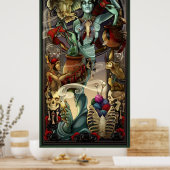 Yarn Zombies "Bridgette" Poster met volledige leng (Keuken)