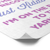 Yarnaholic Poster (Hoek)