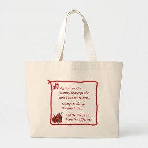 Yarnaholic totebag grote tote bag